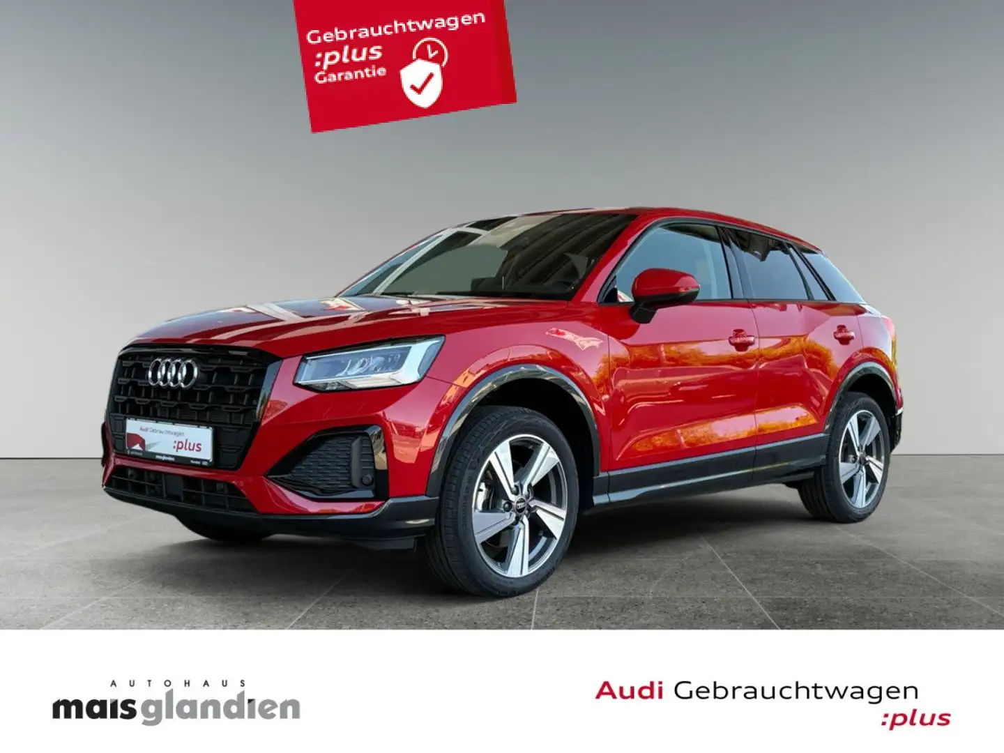 Audi Q2 35 TDI S tronic AHK Komfortschl. GRA LED Klima Rot - 1