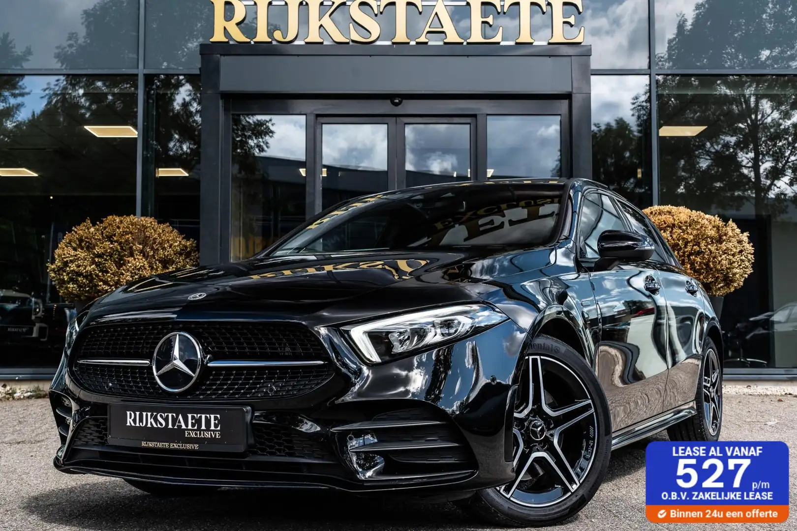 Mercedes-Benz A 250 A250e AMG|PANO|18''|BURMESTER|CAMERA Zwart - 1