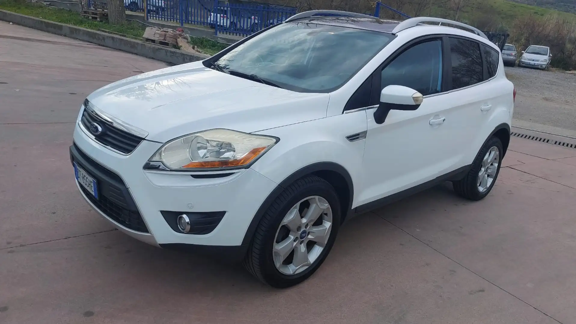 Ford Kuga Kuga I 2009 2.0 tdci + 4wd 136cv dpf Bianco - 1