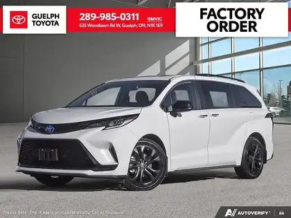 White 2026 Toyota Sienna Minivan Automatic