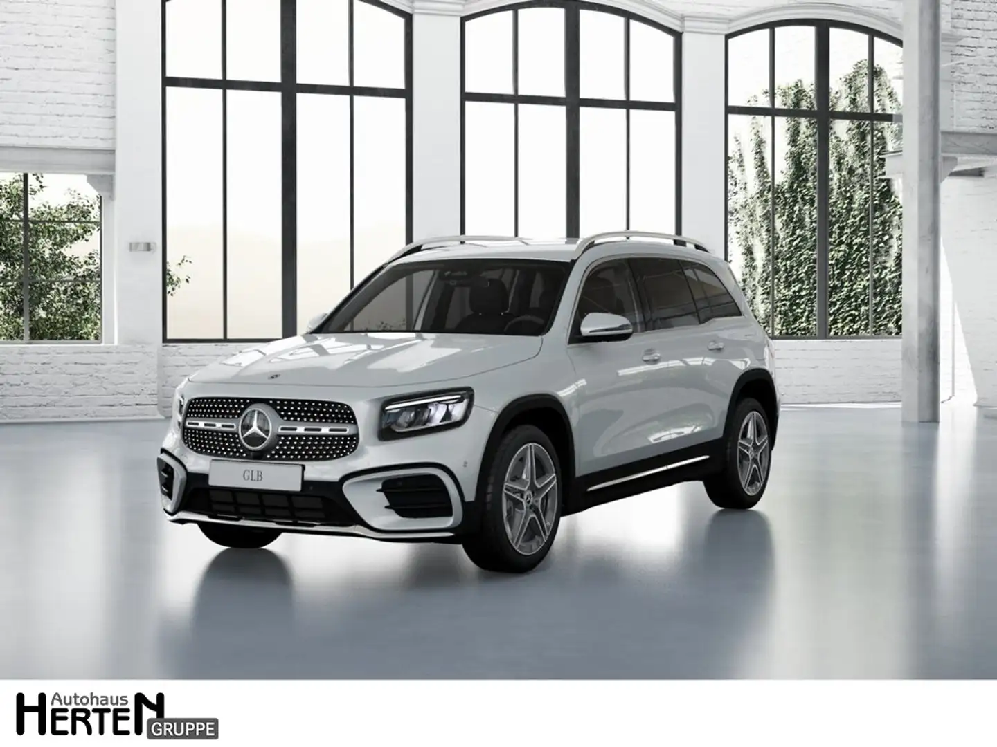 Mercedes-Benz GLB 220 4M AMG Line+DISTRONIC+AHK+360°+LED Weiß - 1