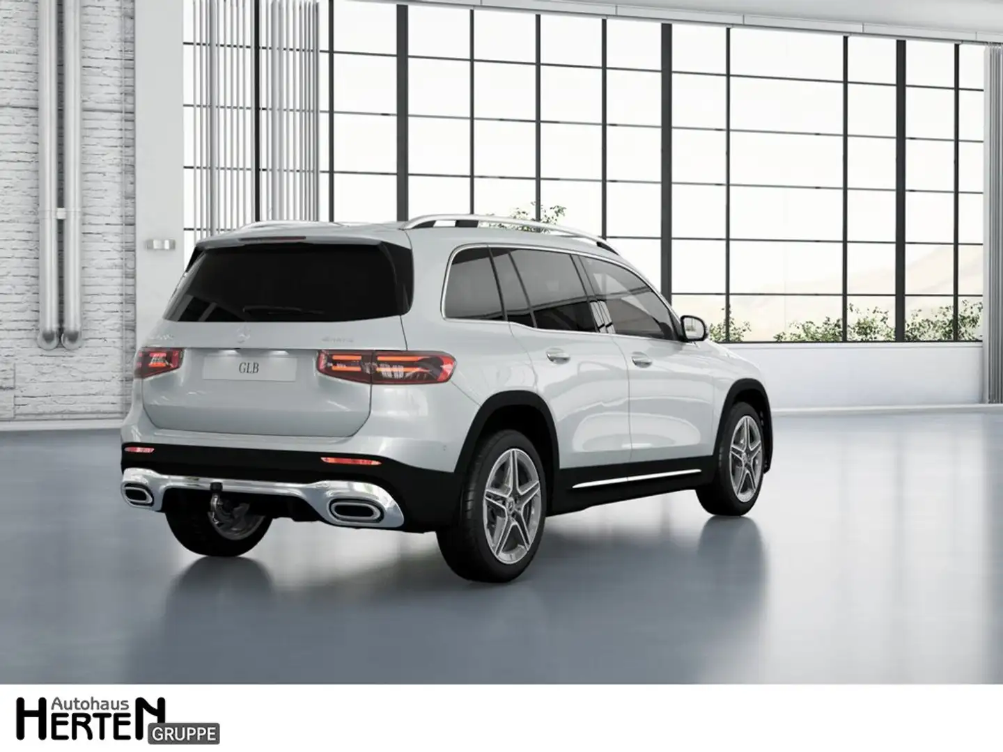 Mercedes-Benz GLB 220 4M AMG Line+DISTRONIC+AHK+360°+LED Weiß - 2