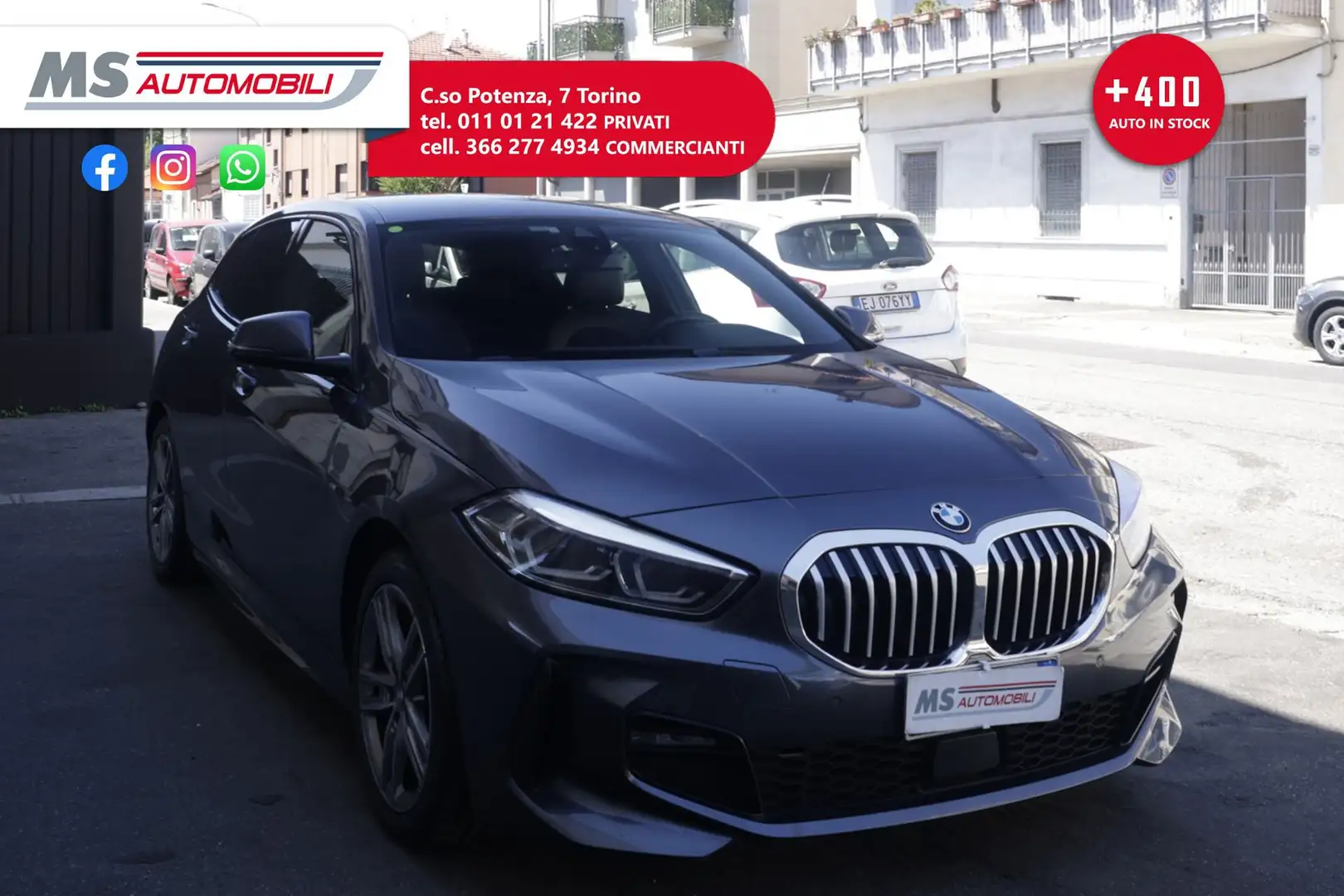 BMW 116 BMW Serie 1 116d 5p. Msport Unicoproprietario Szürke - 1