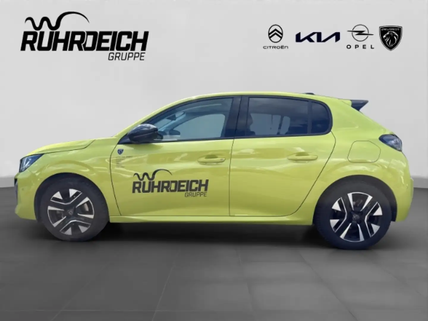 Peugeot 208 Allure PT 100 EAT8 +NAV+SHZ+360CAM+CarPlay+ Žlutá - 2