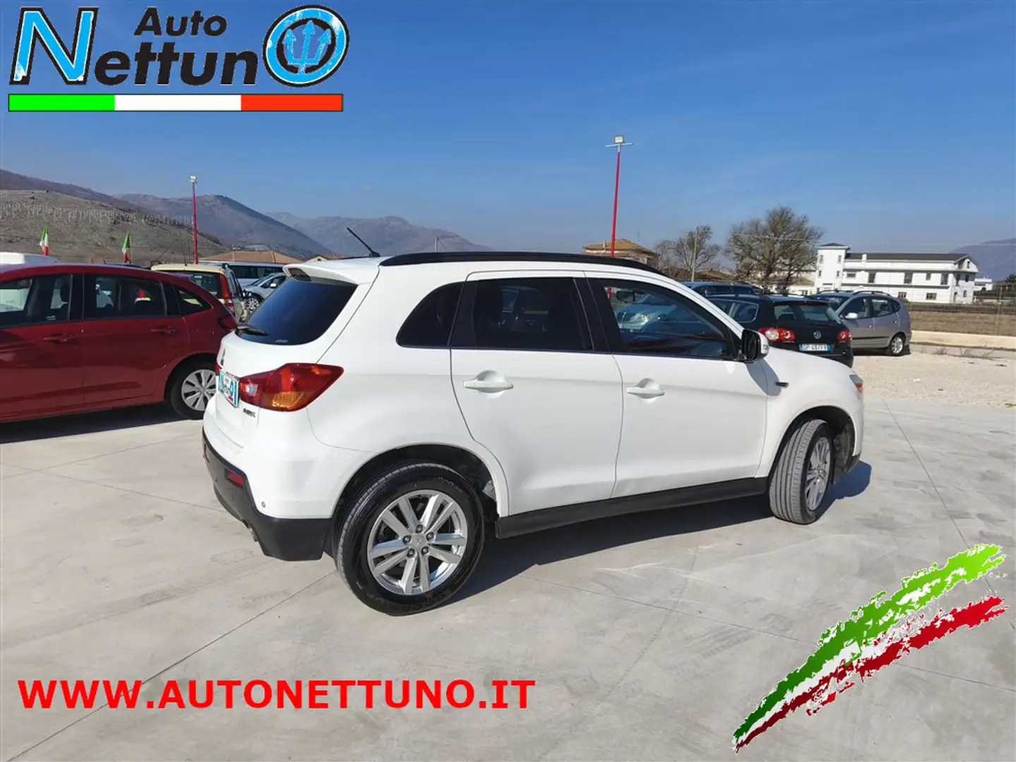 Mitsubishi ASX 1.8 DI-D 150 CV 4WD Intense Tetto 4x4 Panoramico Weiß - 2