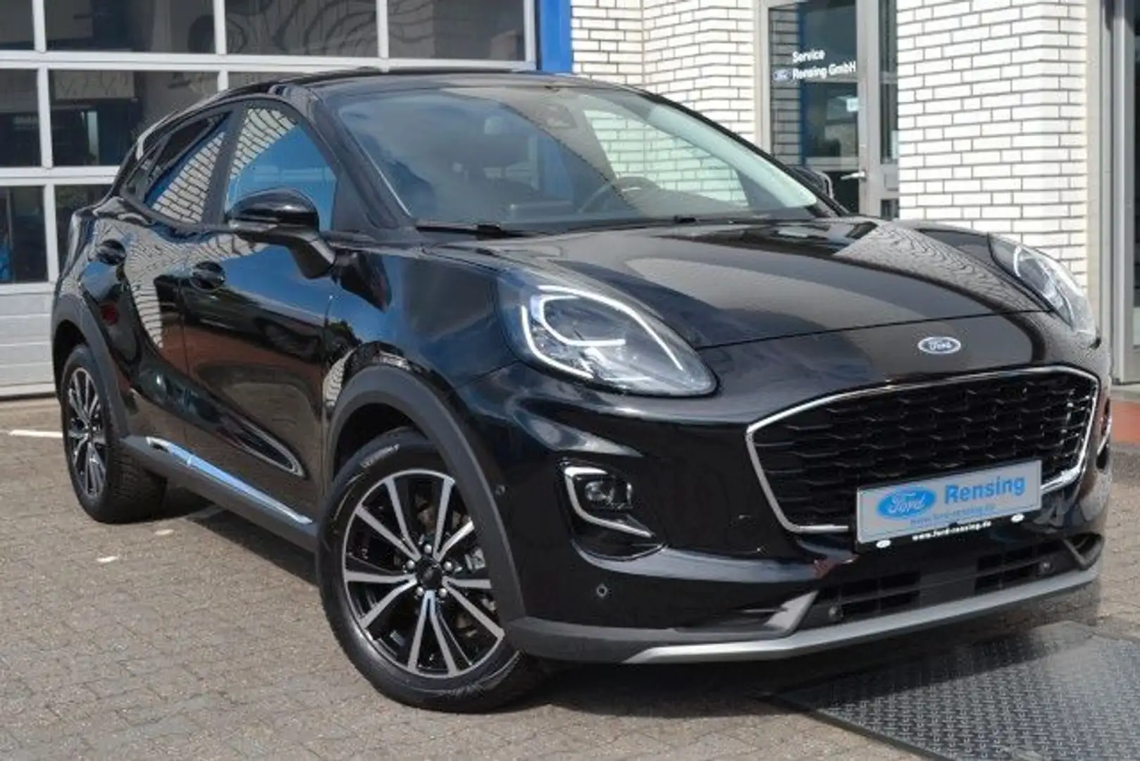 Ford Puma Titanium Glasdach AHK automKlima Kamera Schwarz - 1