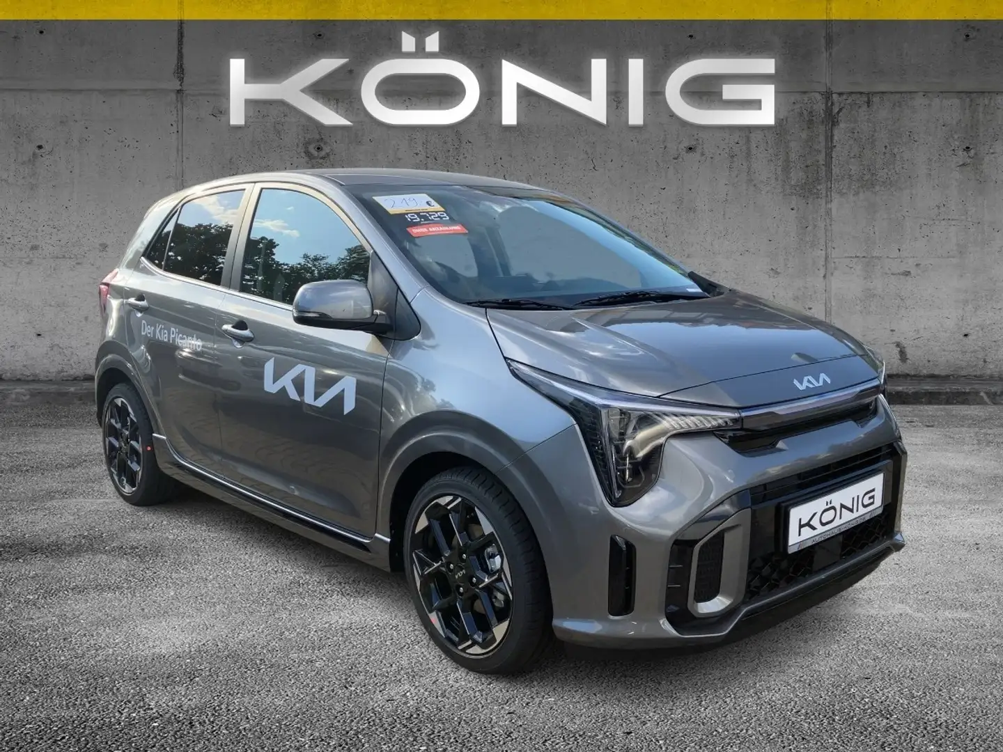 Kia Picanto 1.2 GT-LINE Sportausführung Navi Kamera Gris - 2