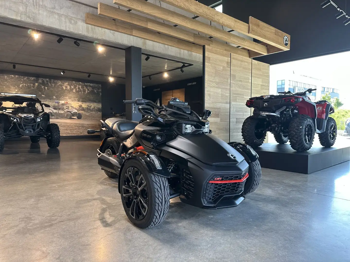 Can Am Spyder F3-S ACE MY2024 Apple Car Play & LED Fekete - 1