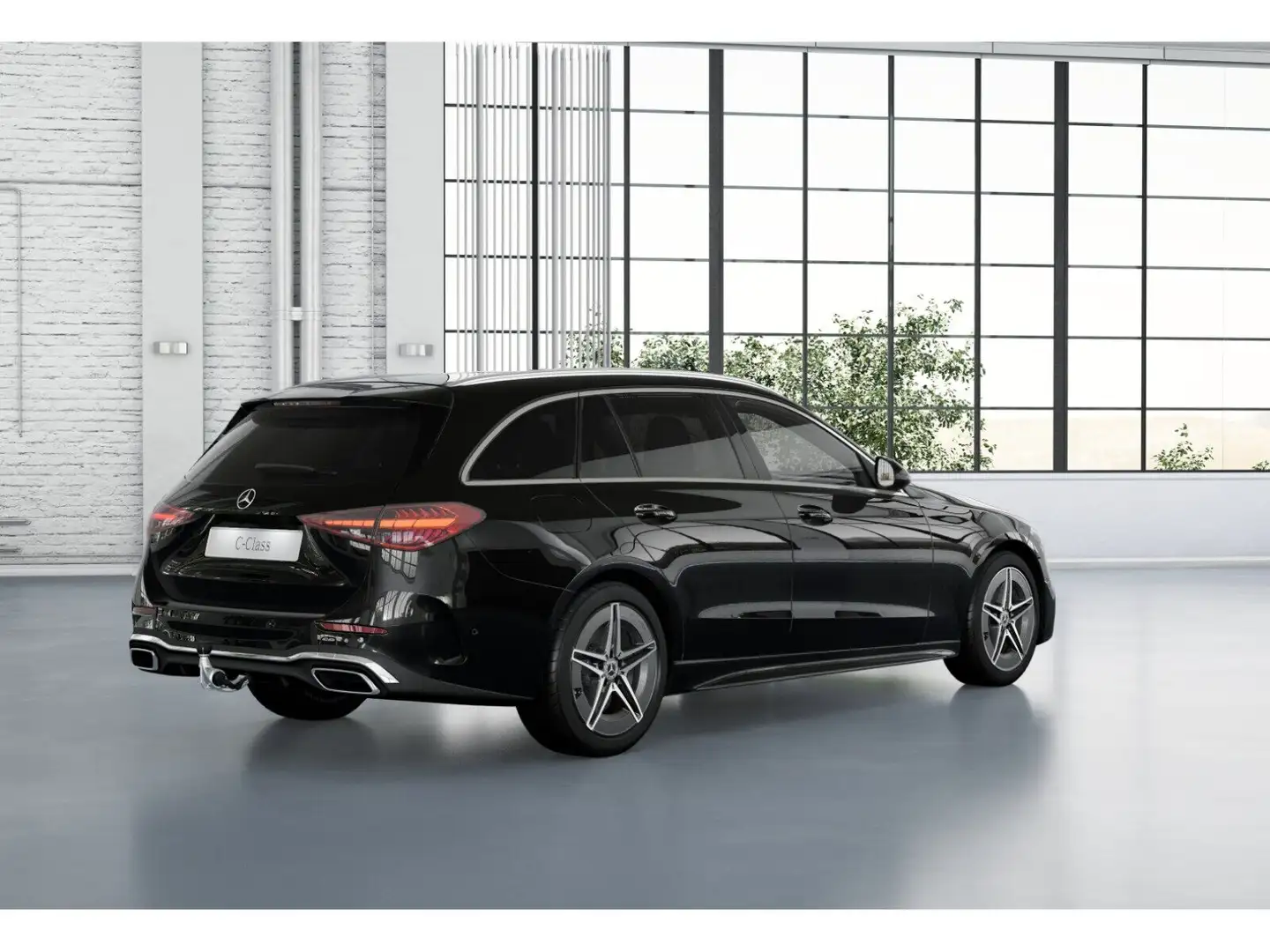 Mercedes-Benz C 180 T AMG+MBUX+LED+TOTWINKEL+AMBIENTE+AHK Schwarz - 2