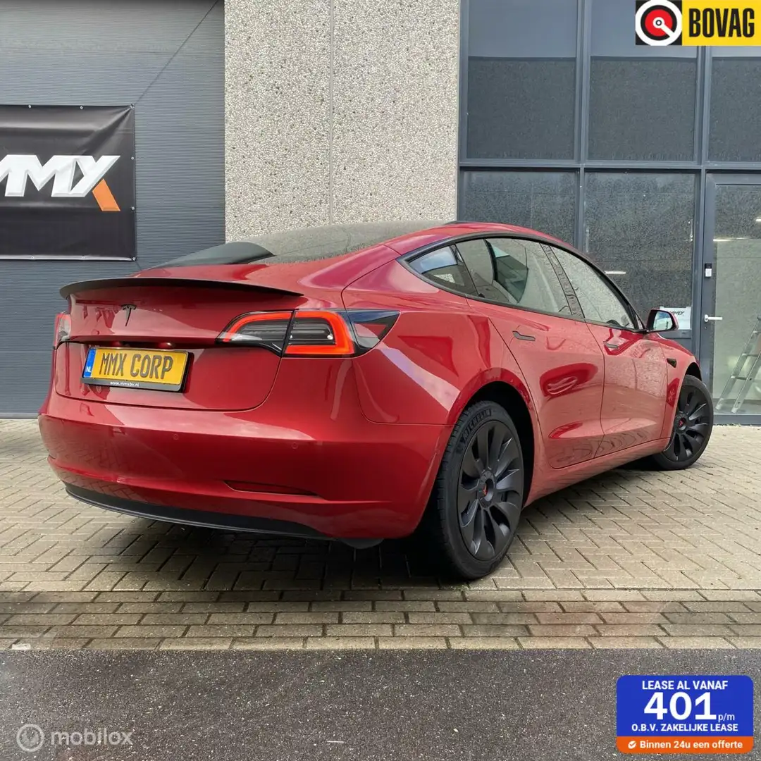 Tesla Model 3 SR+ MiUS MMX PACK 325pk LFP BATTERIJ Rood - 1