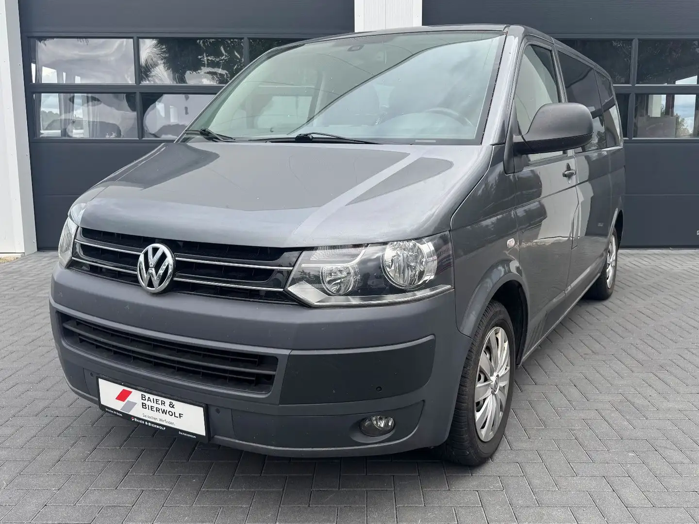 Volkswagen T5 Transporter 9 Sitze LKW Klima PDC AHK Kamera Gris - 2