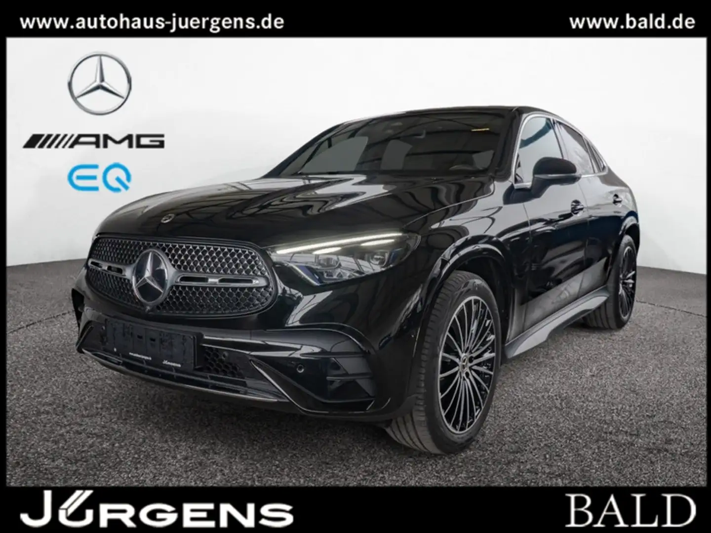 Mercedes-Benz GLC 200 4M Coupé AMG-Sport/360/Pano/AHK/Distr/20 Noir - 1