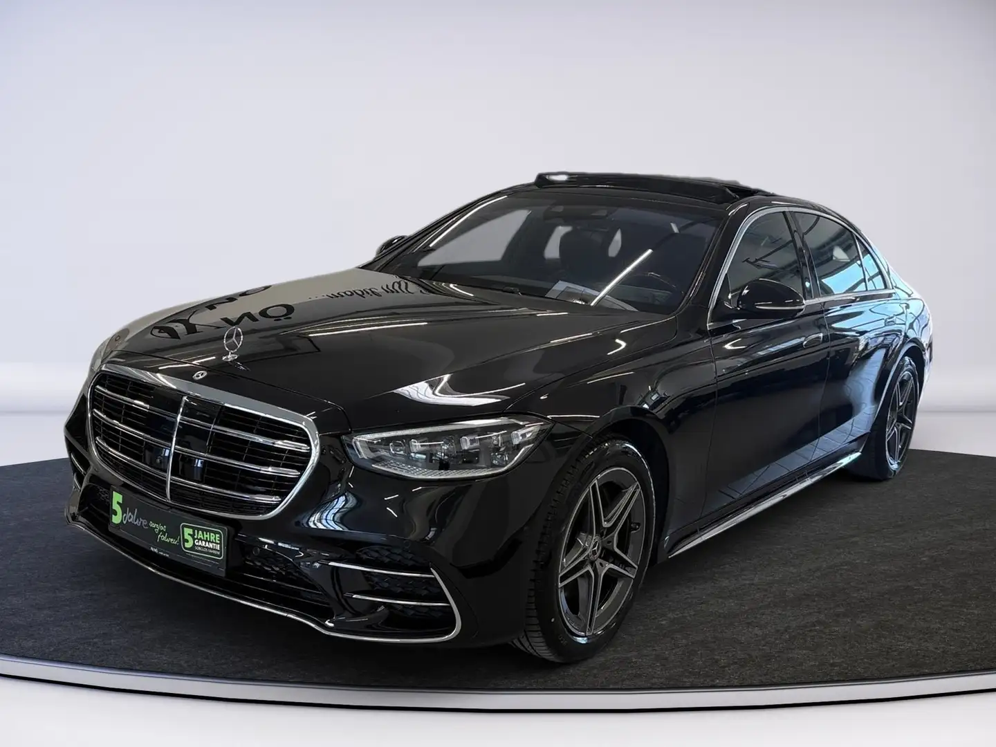 Mercedes-Benz S 450 4M LANG AMG EXT PANO AIRMATIC HA LENKUNG Schwarz - 2