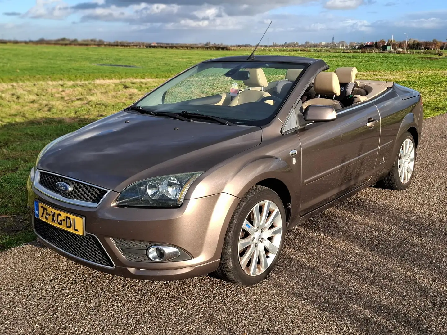 Ford Focus Focus 2.0-16V Titanium Beige - 1