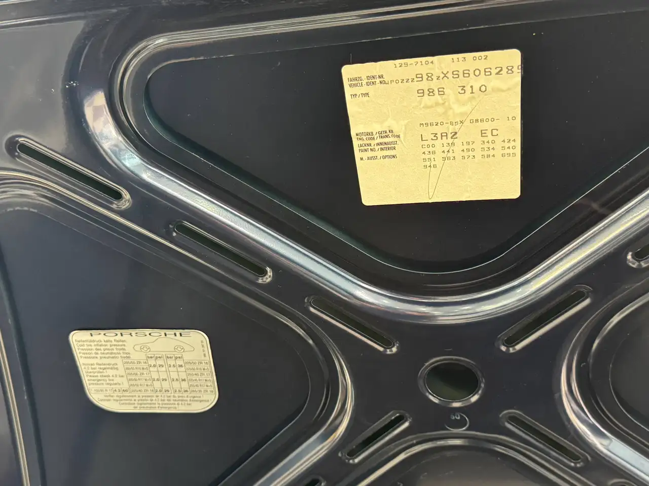 Porsche Boxster 2.5 SERVICE BOOK, foto 9