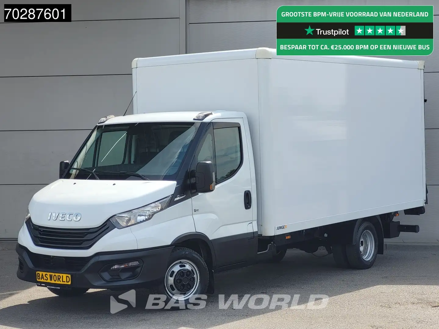 Iveco Daily 35C16 Automaat Laadklep Bakwagen Airco Camera Dubb Wit - 1