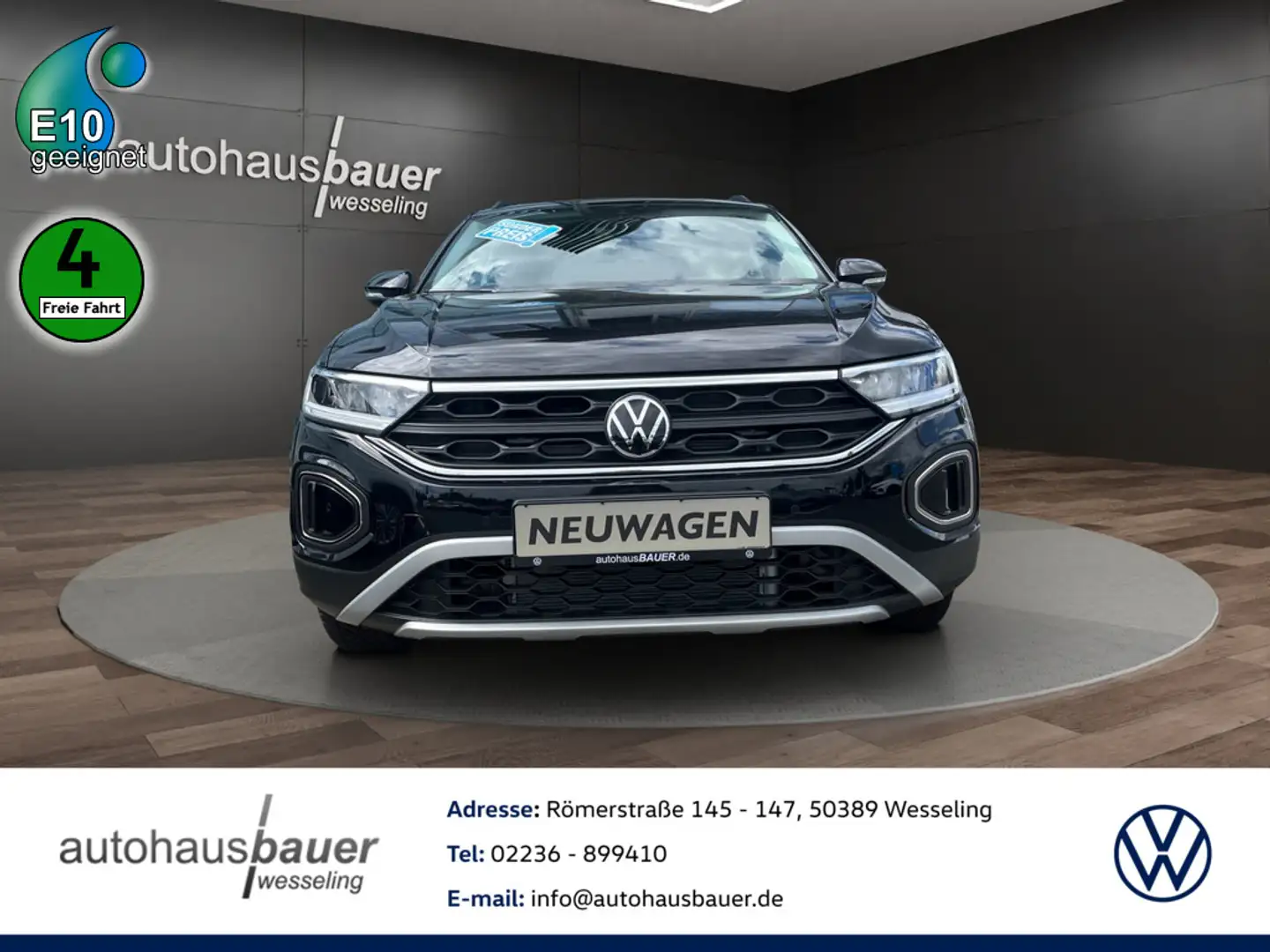 Volkswagen T-Roc GOAL 1.5 l TSI 110 kW 150 PS 7-Gang-Doppelkupplung Schwarz - 1