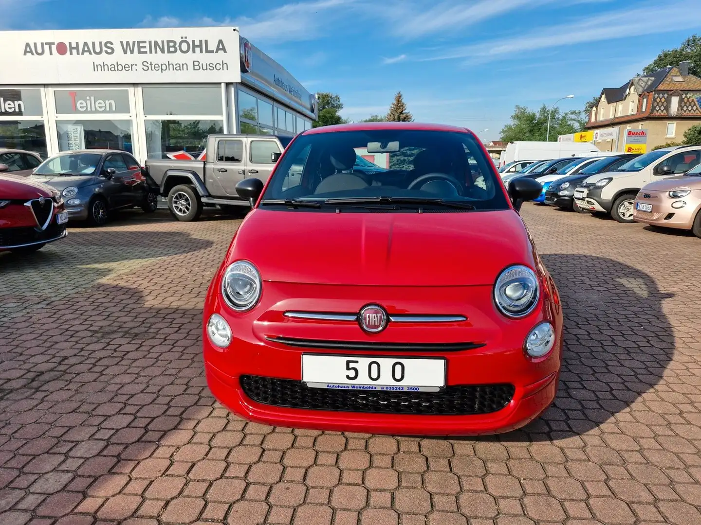 Fiat 500 LM Felgen 7" Touchscreen Rot - 2