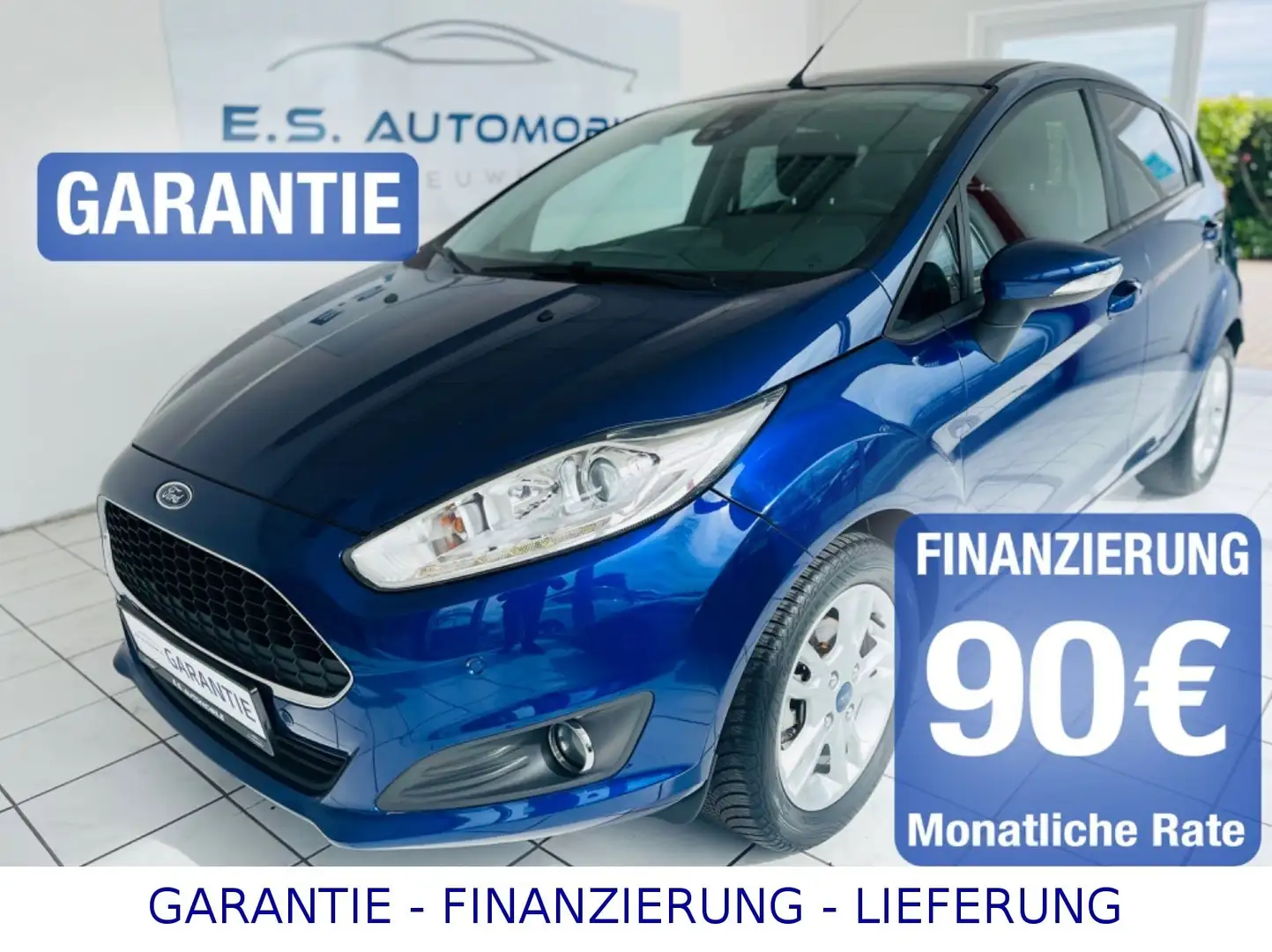 Ford Fiesta 1.0 GARANTIE/NAVI/SITZHEIZUNG/EINPARKHIL. Blauw - 1