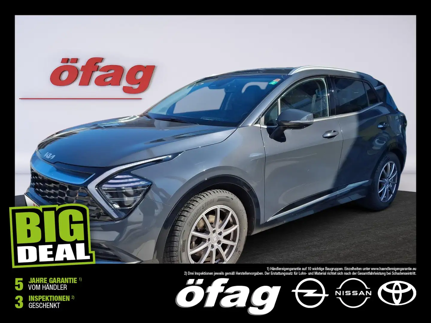 Kia Sportage 1.6 CRDi SCR ISG ACC+LED+Navi+SHZ+360 Grau - 1