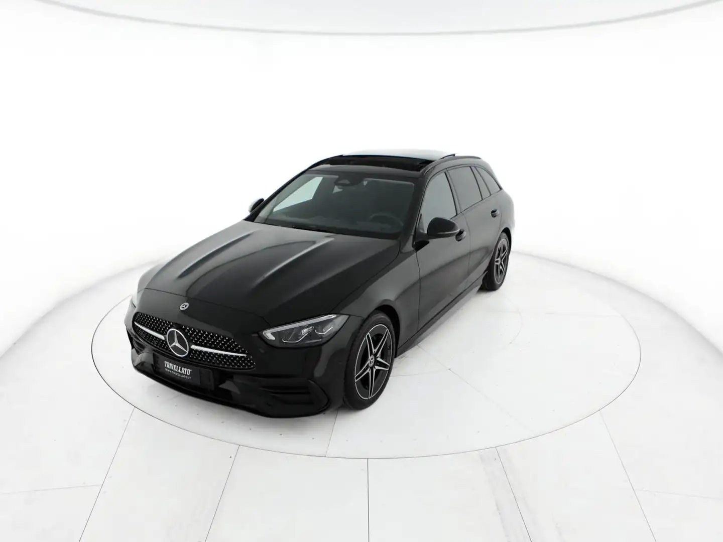 Mercedes-Benz C 220 sw 220 d mhev amg line advanced plus 200cv auto Nero - 1