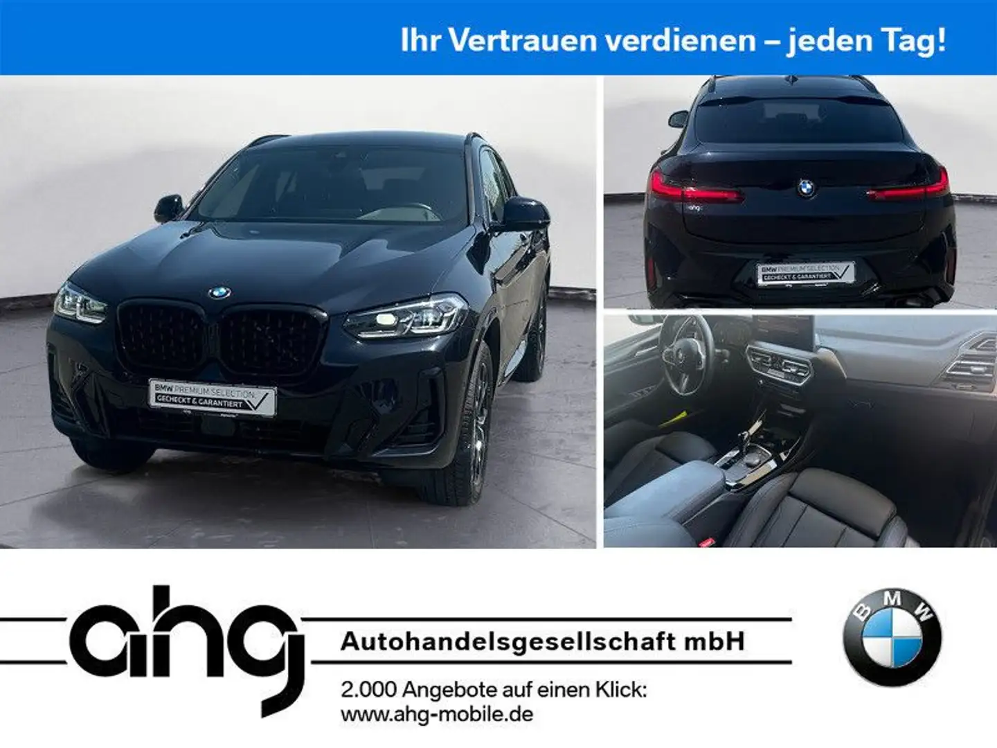 BMW X4 xDrive20i AT M Sportpaket HIFI 360 Kamera Schwarz - 1