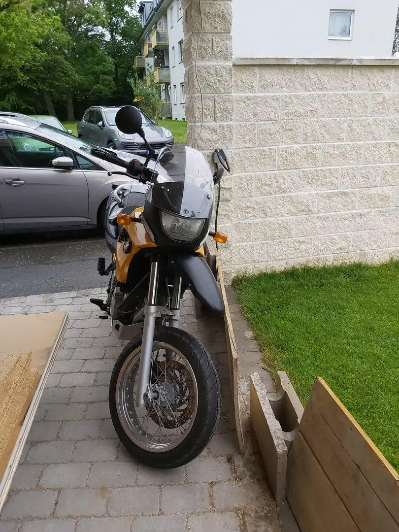 BMW F 650 GS BMW F650 GS (Model R13) mit SuperMoto Umbau Sárga - 2