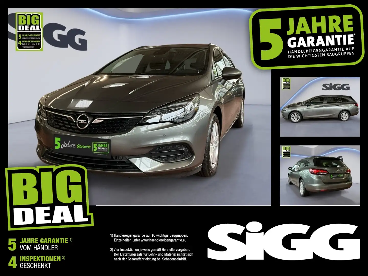 Opel Astra K ST 1.2 Turbo Edition SHZ LHZ Rückfahrkamera Grijs - 1