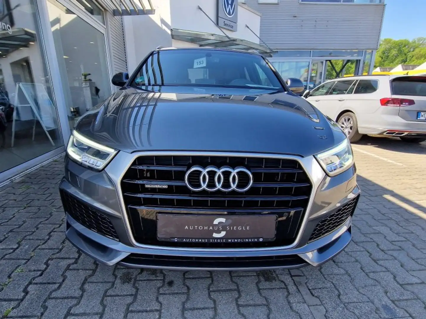 Audi Q3 2.0 TDI quattro sport S-Line Leder 19Zoll AHK Navi Gris - 2