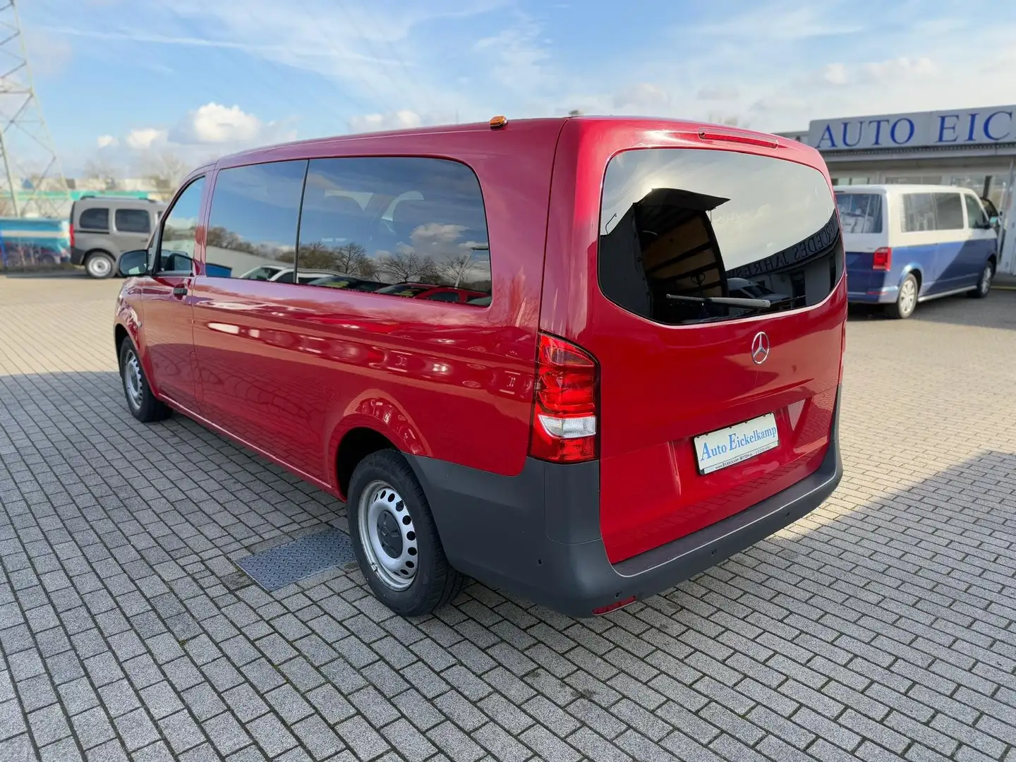 Mercedes-Benz Vito 110 BT Tourer Base extralang 2er2er3er SITZ hinten Rot - 2