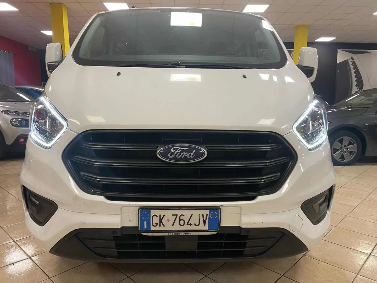 Ford Transit Custom 2.0 EcoBlue * 9 POSTIUNIPRO/KM CERTIFICATI** Blanc - 2