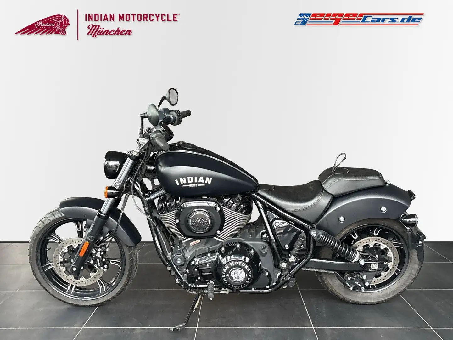 Indian Chief DARK HORSE ! Soziussitz Fekete - 2