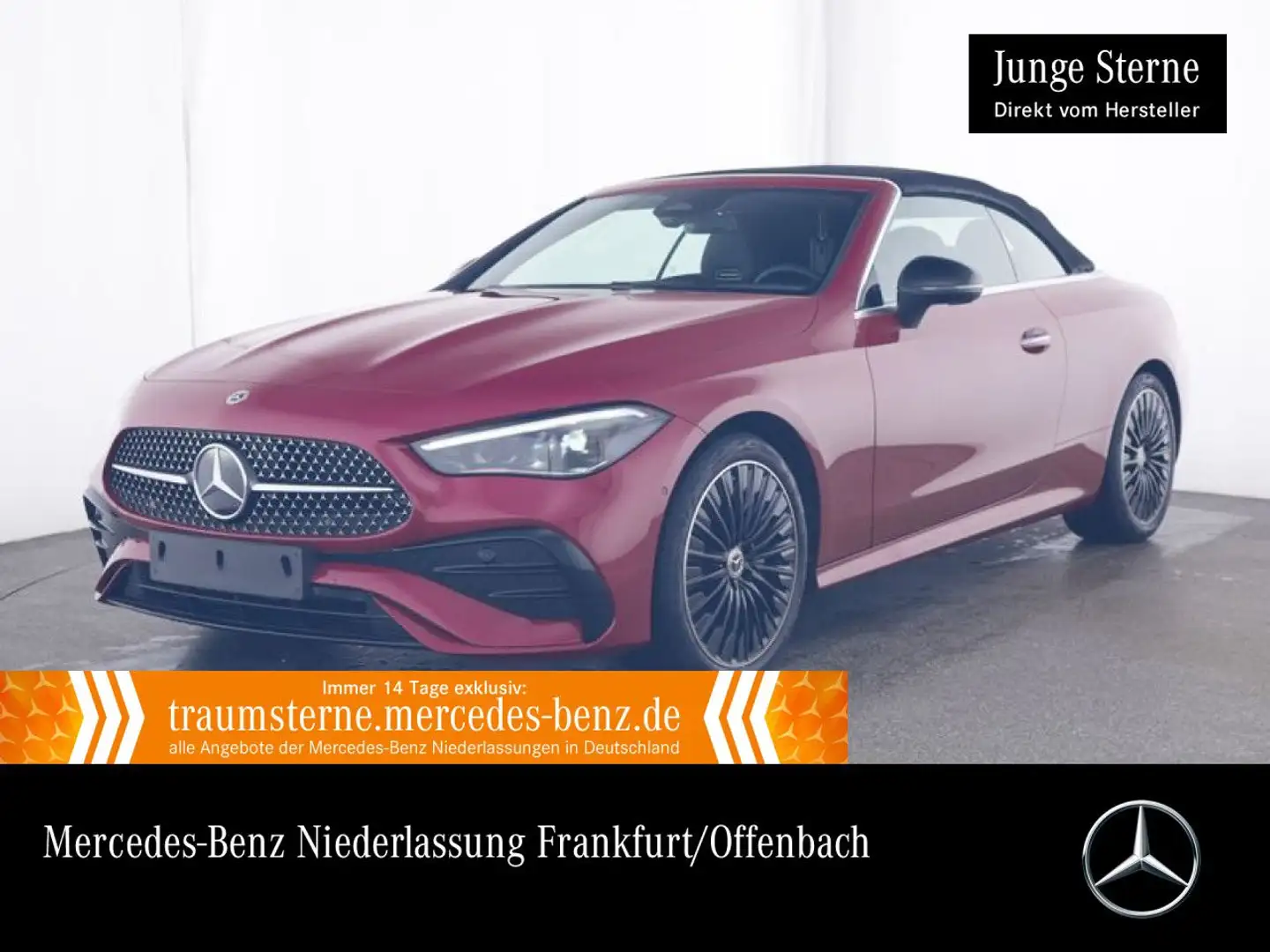 Mercedes-Benz CLE 200 AMG+NIGHT+LED+KAMERA+TOTW+KEYLESS+9G Czerwony - 1