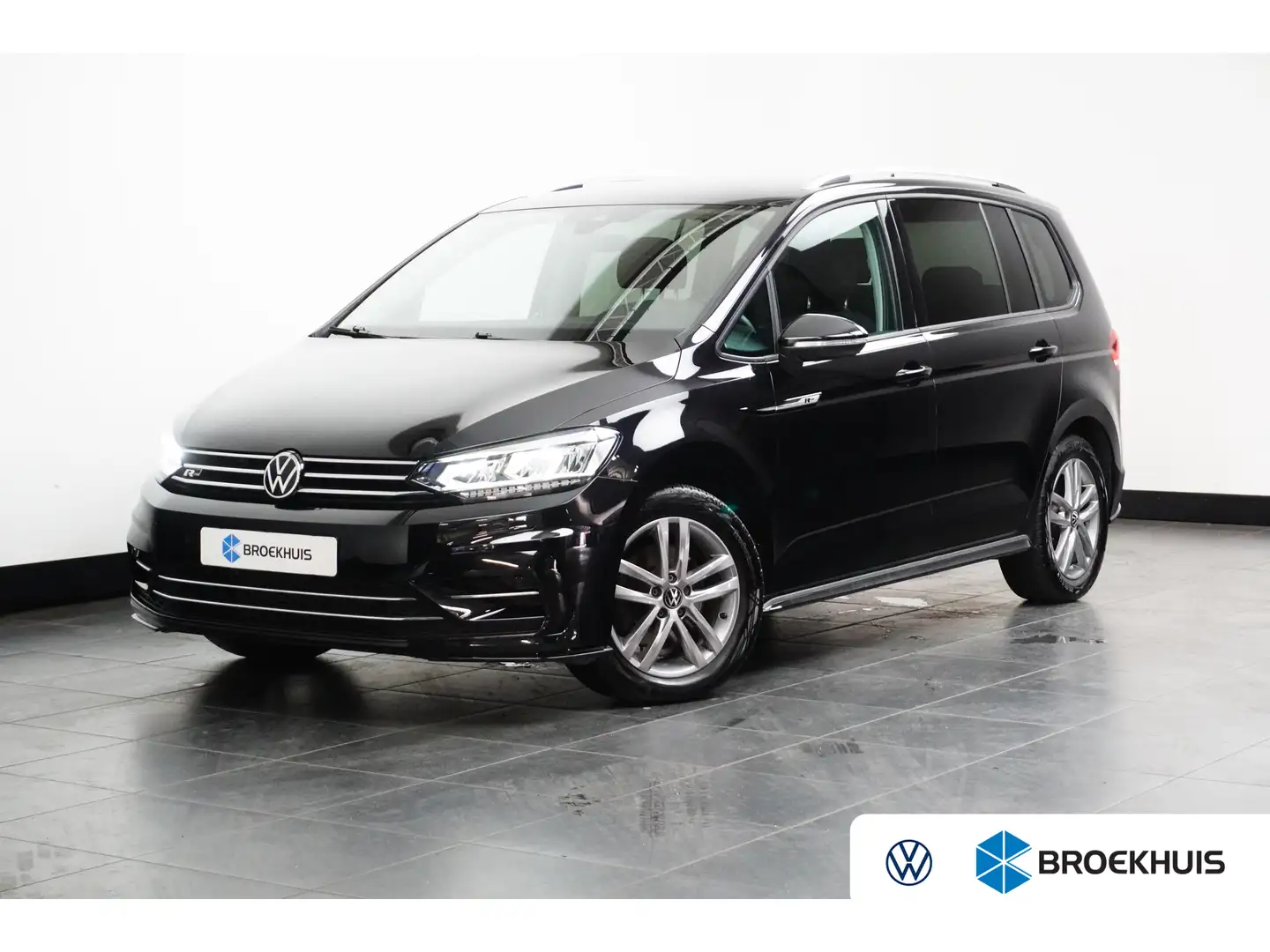 Volkswagen Touran 1.5 TSI DSG-7 Highline Business R-Line 7p | TREKHA Zwart - 1