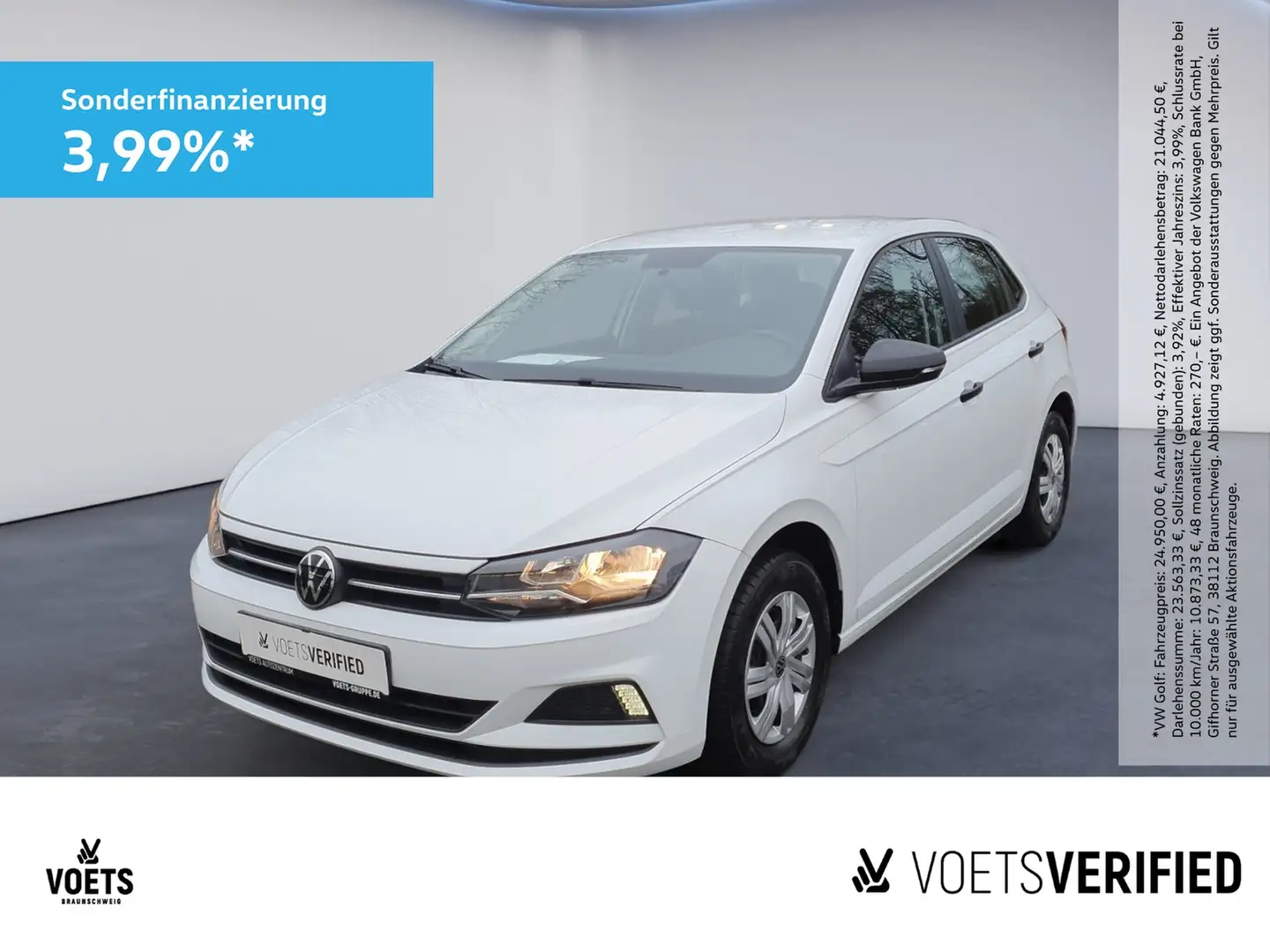 Volkswagen Polo VI Trendline 1.0 TSI AHK+KLIMA+DAB Weiß - 1