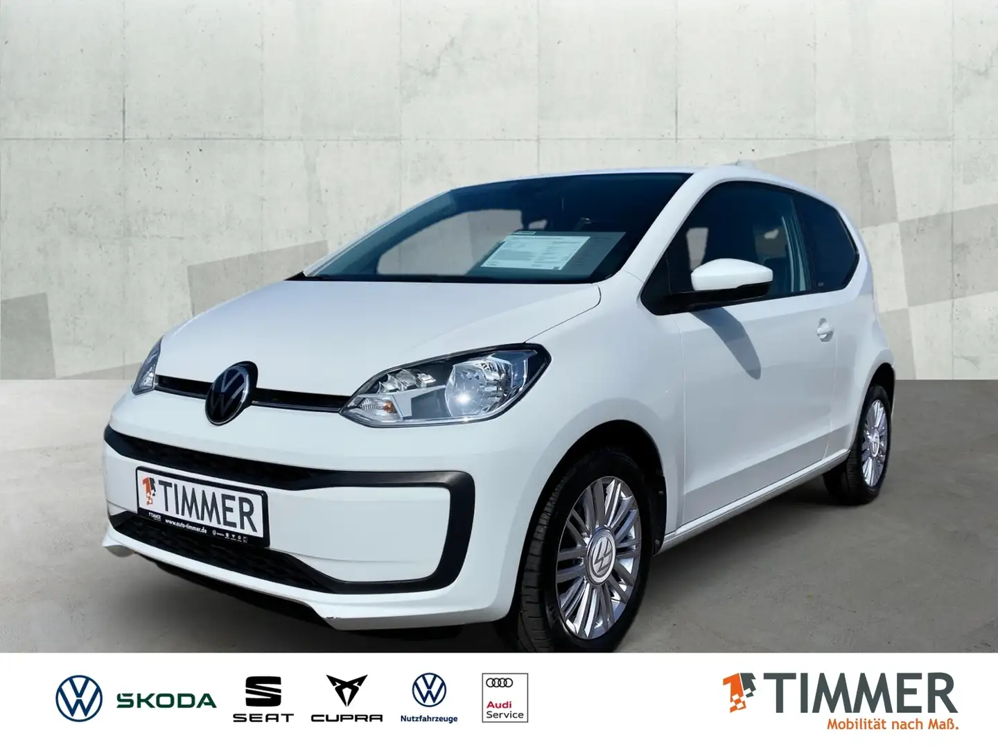 Volkswagen up! 1.0 UNITED *KLIMA*ALUFELGEN*BLUETTOTH* Weiß - 1
