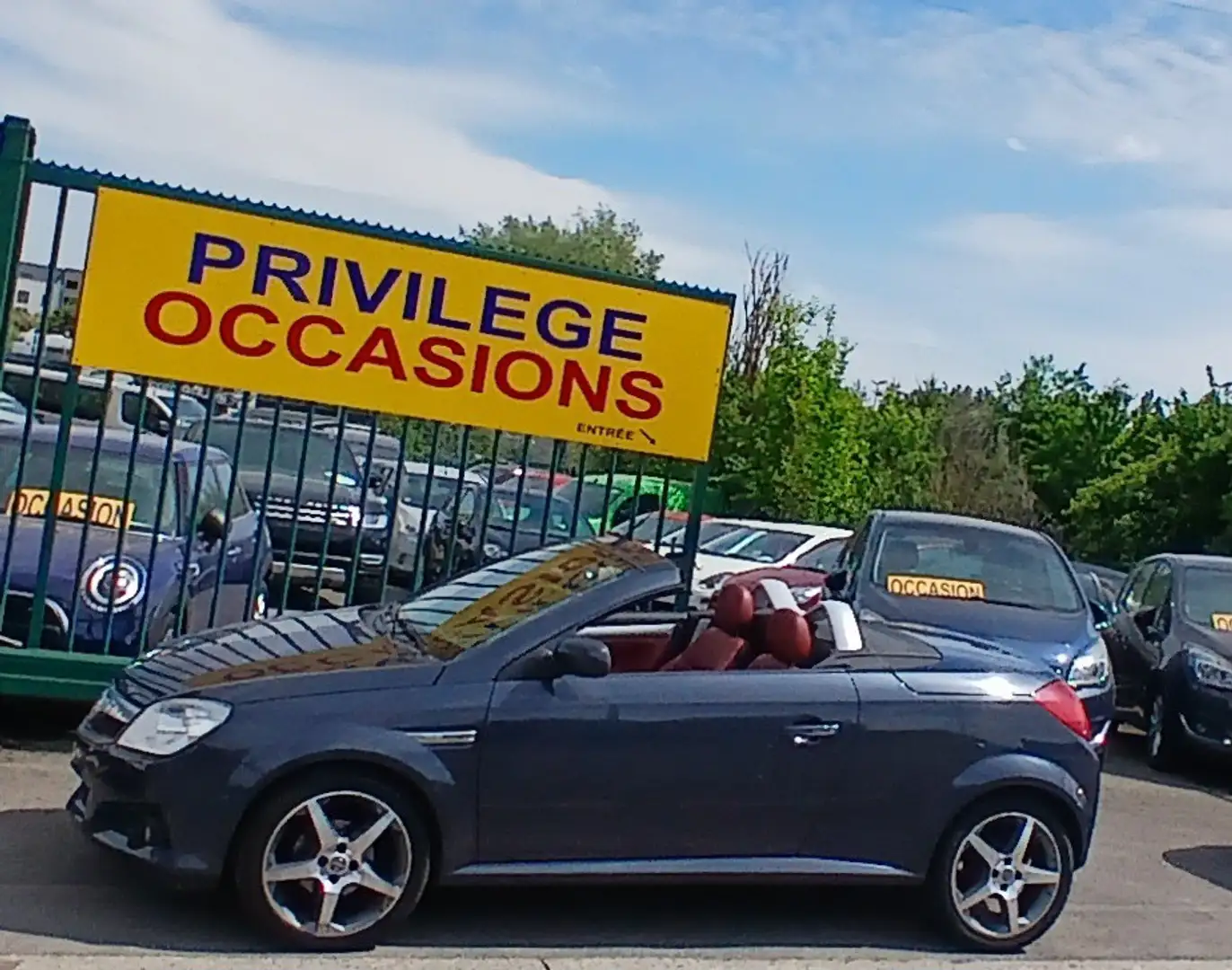Opel Tigra Twintop 1.4i XEP 16v 90cv  Sport cuir airco j alu Gris - 1
