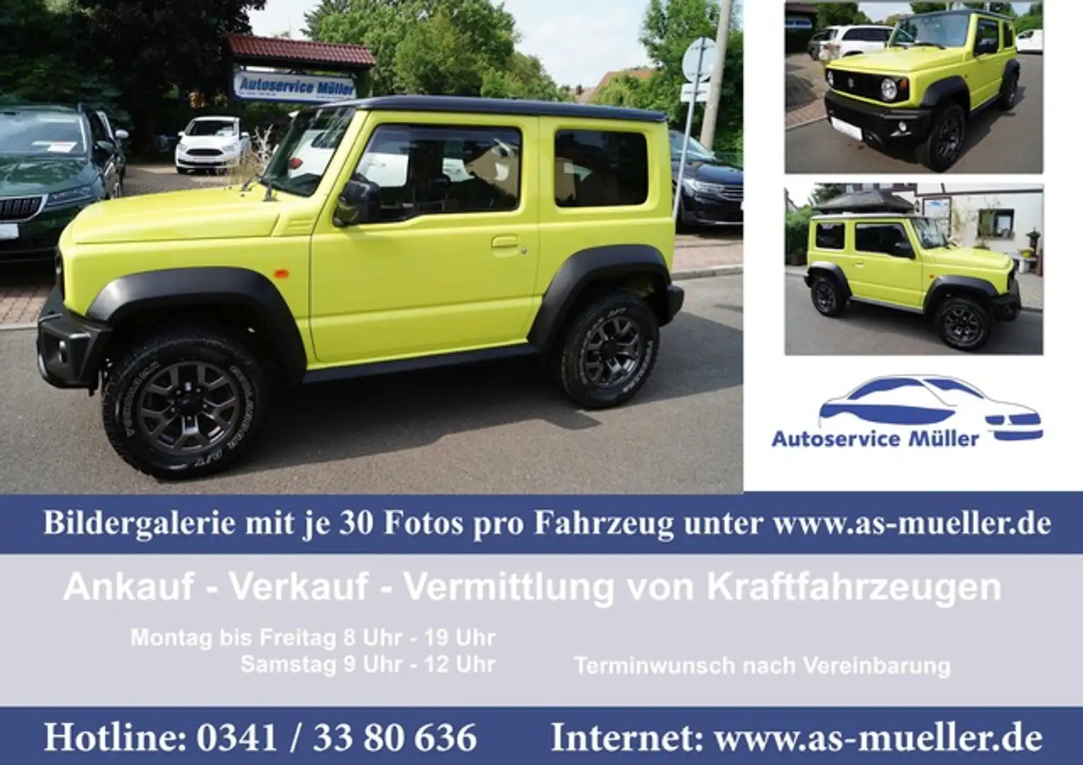 Suzuki Jimny 1,5i 4 Sitzer Navi-FullLink-Kamera-LED-Spu Zöld - 1