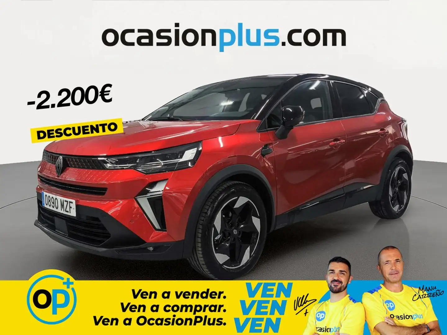 Renault Captur E-TECH Híbrido Techno 105kW Rojo - 1
