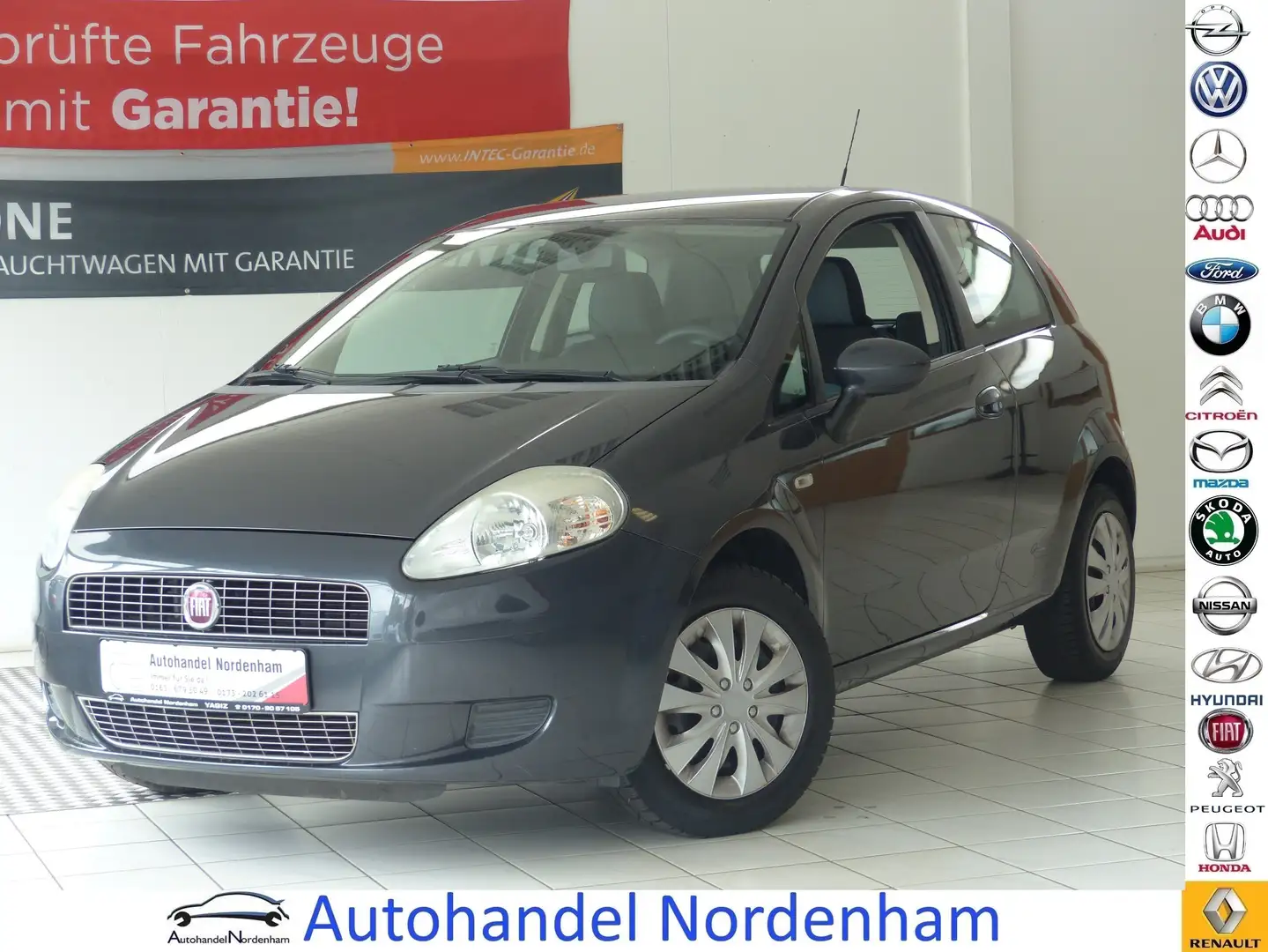 Fiat Grande Punto 1.4 8V Dynamic*KLIMA*TÜV NEU* Gris - 1