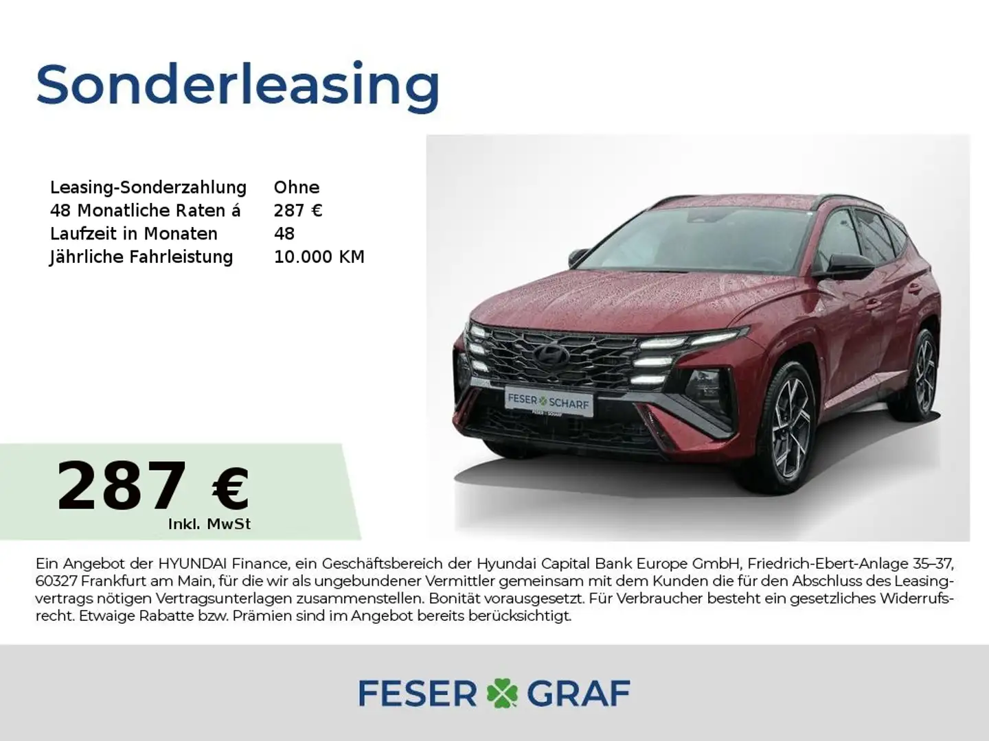Hyundai TUCSON N-LINE NAVI KAMERA MATRIX HuD SHZ LHZ Rot - 1
