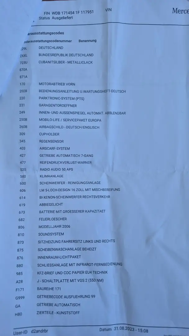 Mercedes-Benz SLK 280 SLK-Klasse Roadster 7G-TRONIC Silber - 1