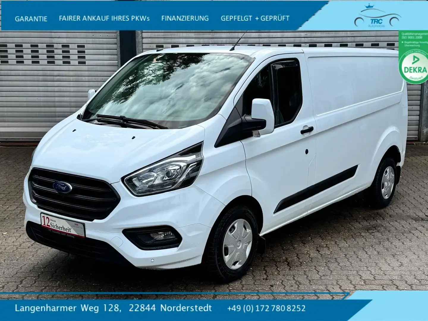 Ford Transit Custom Kasten 300 L2H1 Trend 170PS Blanc - 1