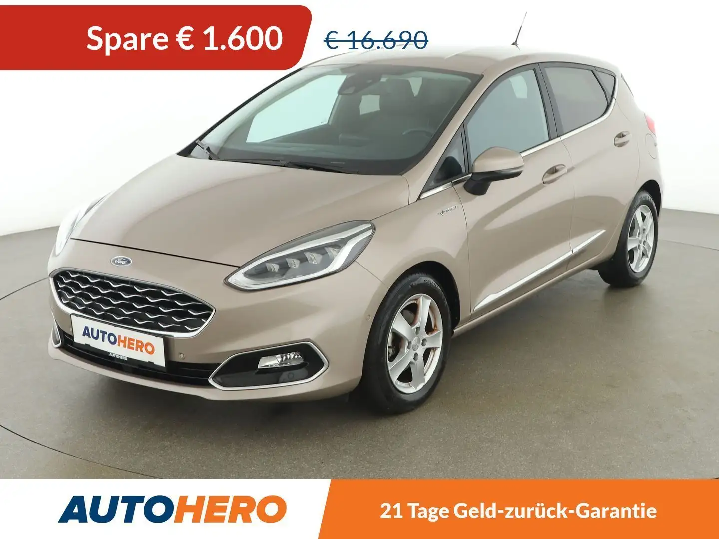 Ford Fiesta 1.0 EcoBoost Vignale Grau - 1