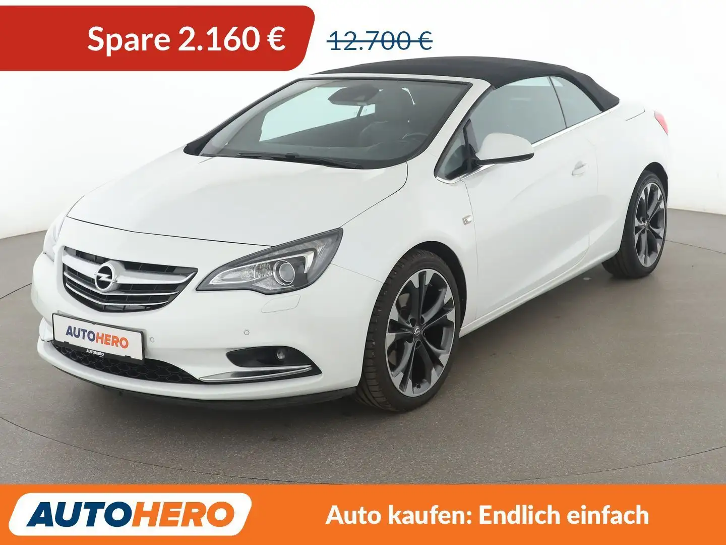 Opel Cascada 1.6 SIDI Turbo Innovation ecoFlex*XENON*NAVI*TEMPO Weiß - 1