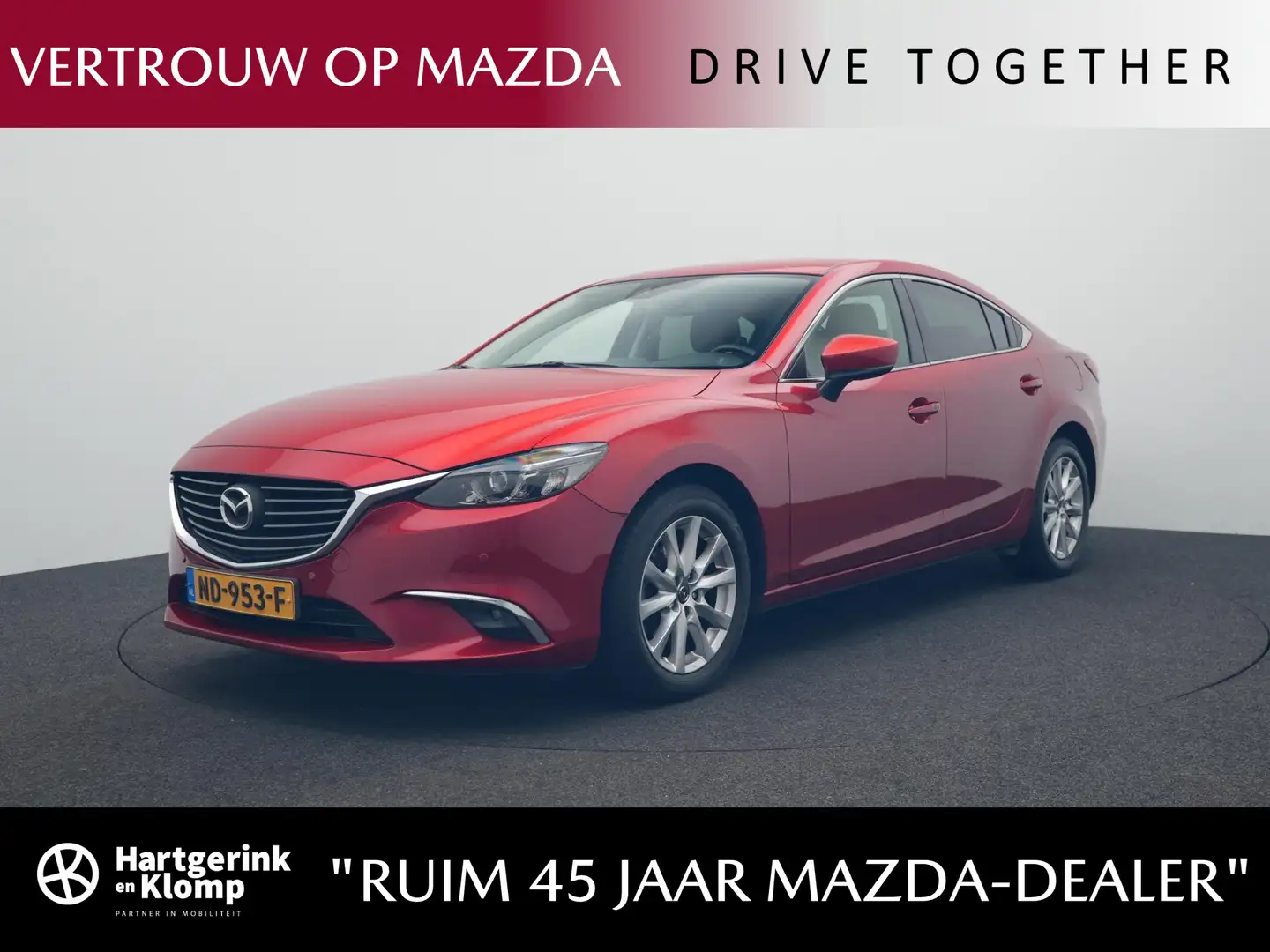 Mazda 6 2.0 SkyActiv-G Skylease GT met afneembare trekhaak Rouge - 1