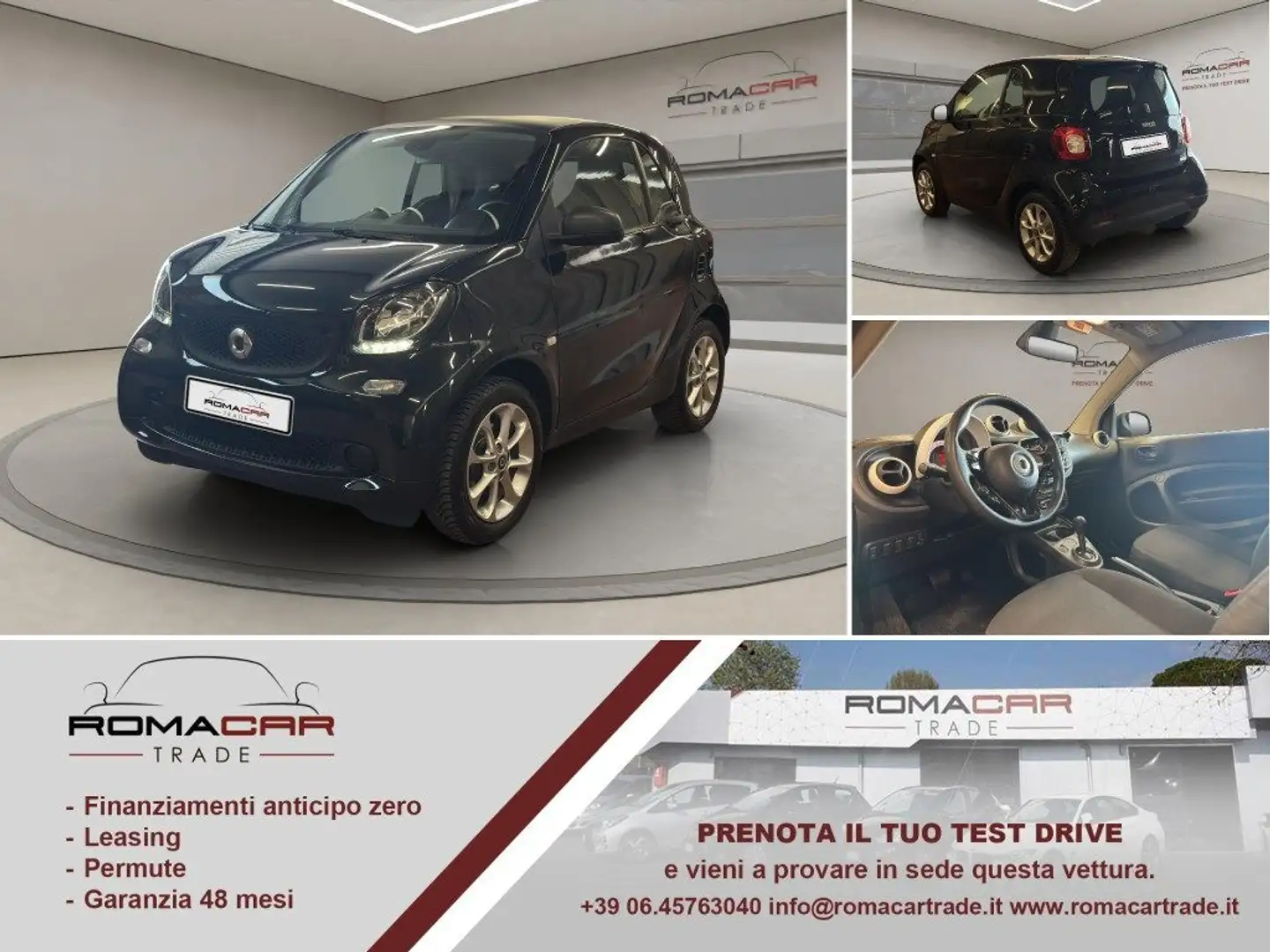 smart forTwo 70 1.0 twinamic Youngster Black - 1