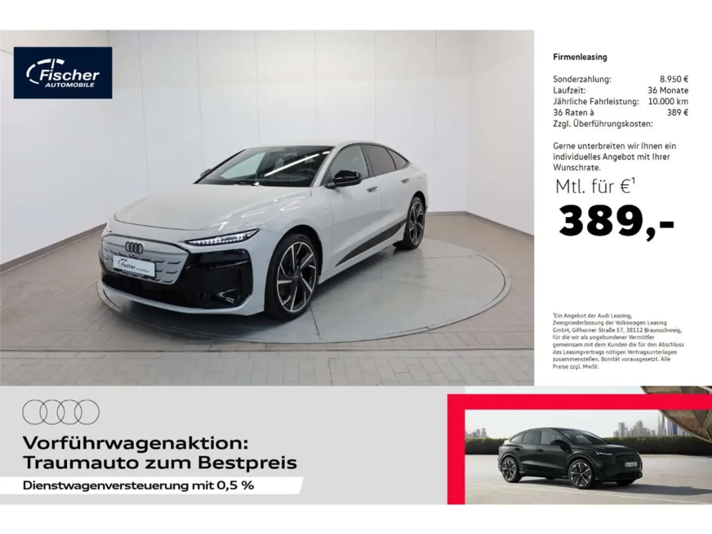 Audi A6 Sportback Elektro S line Beige - 1