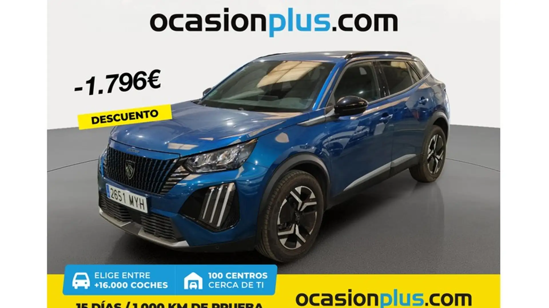 Peugeot 2008 1.2 PureTech S&S Allure 100 Azul - 1