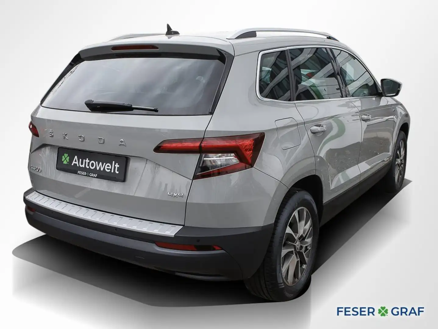 Skoda Karoq 2.0 TDI 4x4 Clever DSG AHK LED Navi Sitzh. Grigio - 2